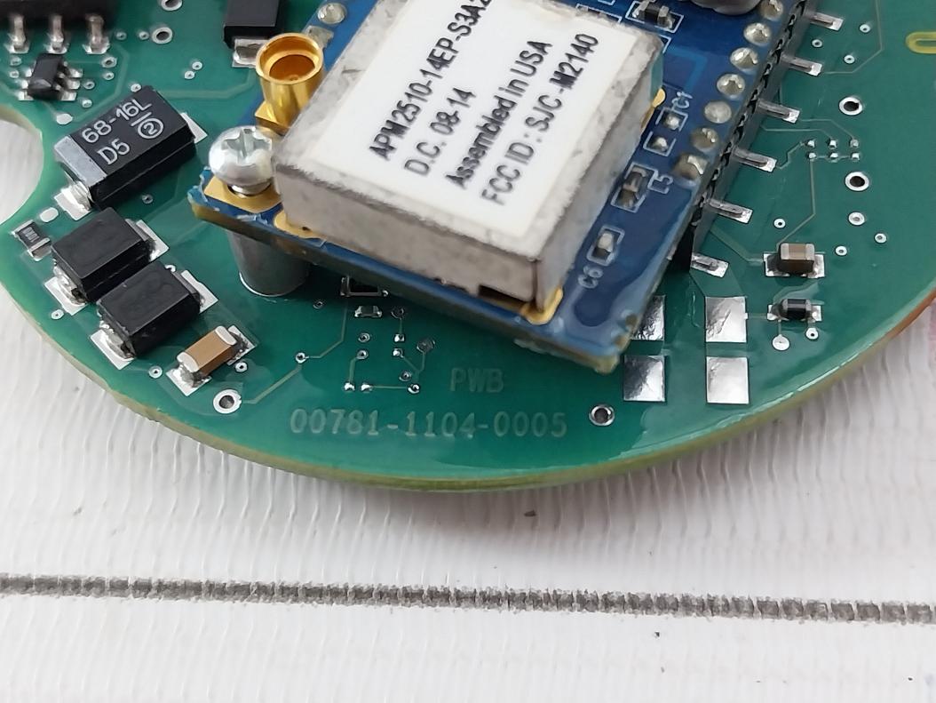 Rosemount Pwb 00781-1104-0005 Printed Circuit Board Rev.1 Ahac0814