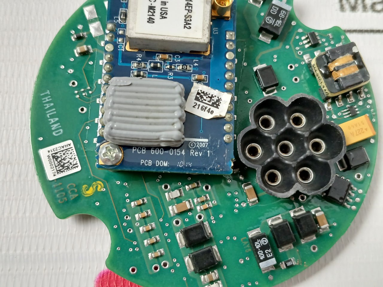 Rosemount Pwb 00781-1104-0005 Printed Circuit Board W0002174 Rev.1 216F4E