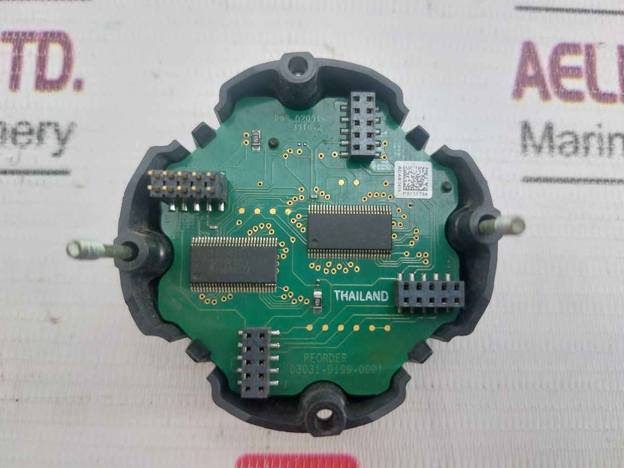 Rosemount Pwb 02051-3516-2 Pressure Transmitter Lcd Meter Display Adab2416