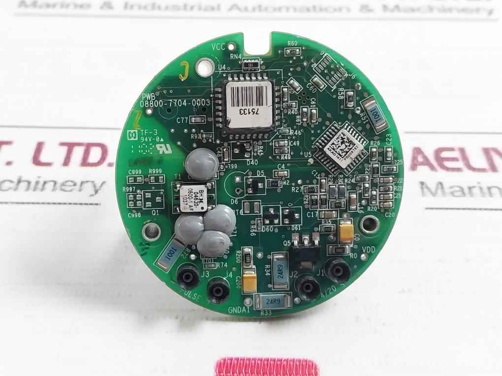 Rosemount Pwb 08800-7704-0003 Printed Circuit Board Module 94V