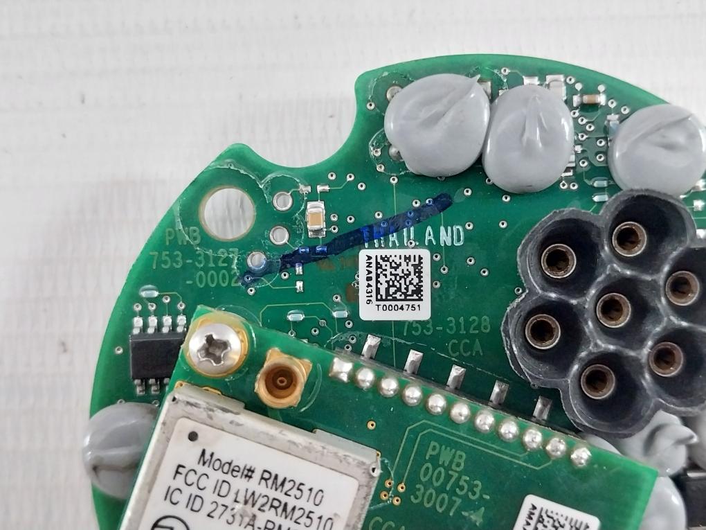 Rosemount Pwb 753-3127-0002 Printed Circuit Board 753-3128 Cca