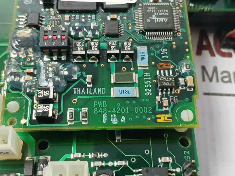 Rosemount Pwb 848-4201-0002 Level Transmitter Ff Pcb Card 92551H 94V-0 M-3