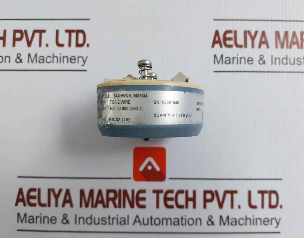 Rosemount Temperature Transmitter Head 644Hwnaj6M5Q4, 9.0-32.0 Vdc