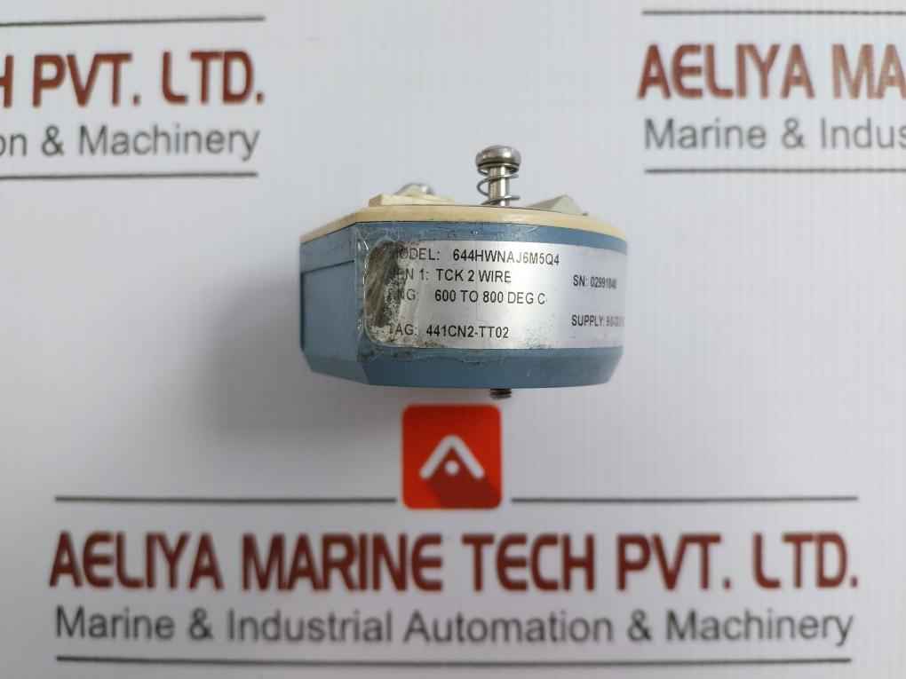 Rosemount Temperature Transmitter Head 644Hwnaj6M5Q4, 9.0-32.0 Vdc