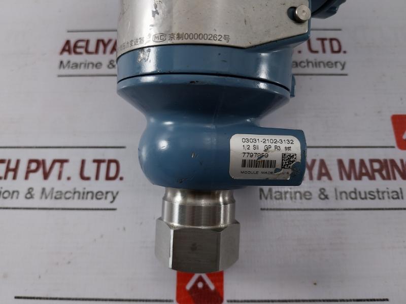 Rosemount Tg3A2B21Am5 Hart 3051 Pressure Transmitter 4-20 Ma Rev Aa 0-1600 Kpa