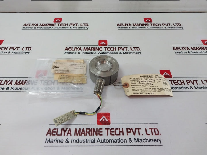 Rosemount 01151-0082-0042 Alphaline Pressure Transmitter 6628144A42