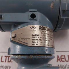 Rosemount 3051Tg5F2B21Ab4K5M5Q4 Pressure Transmitter 9-30 Vdc/17.5Ma 0-350 Bar