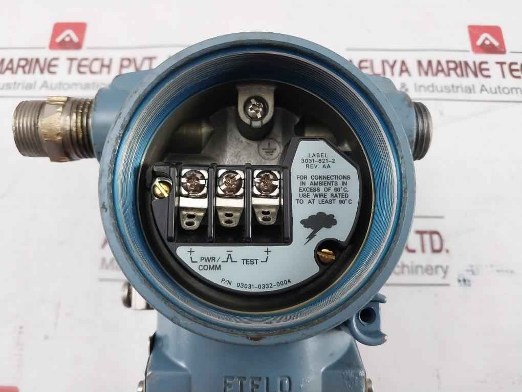 Rosemount 3051 Cd2A22A1As2M5B4I1T1Q4Q8 Pressure Transmitter W/ Diaphragm Seal