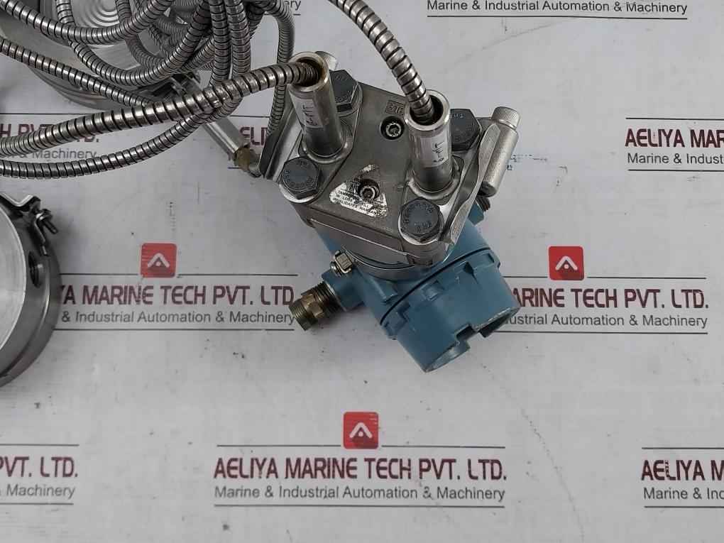 Rosemount 3051 Cd2A22A1As2M5B4I1T1Q4Q8 Pressure Transmitter W/ Diaphragm Seal