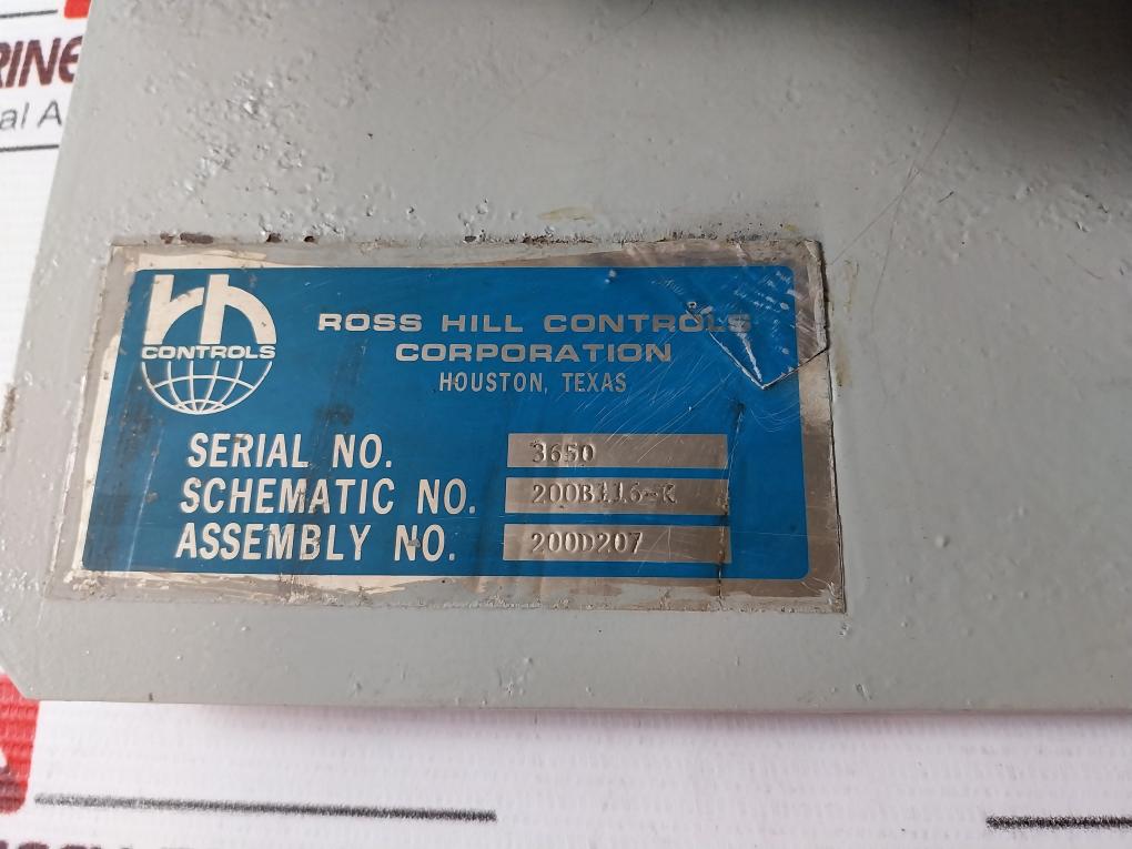 Ross Hill 5060 B116 Dc Control Module