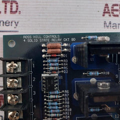 Ross Hill Controls 0000-9562-00 4 Solid State Relay Ckt Board