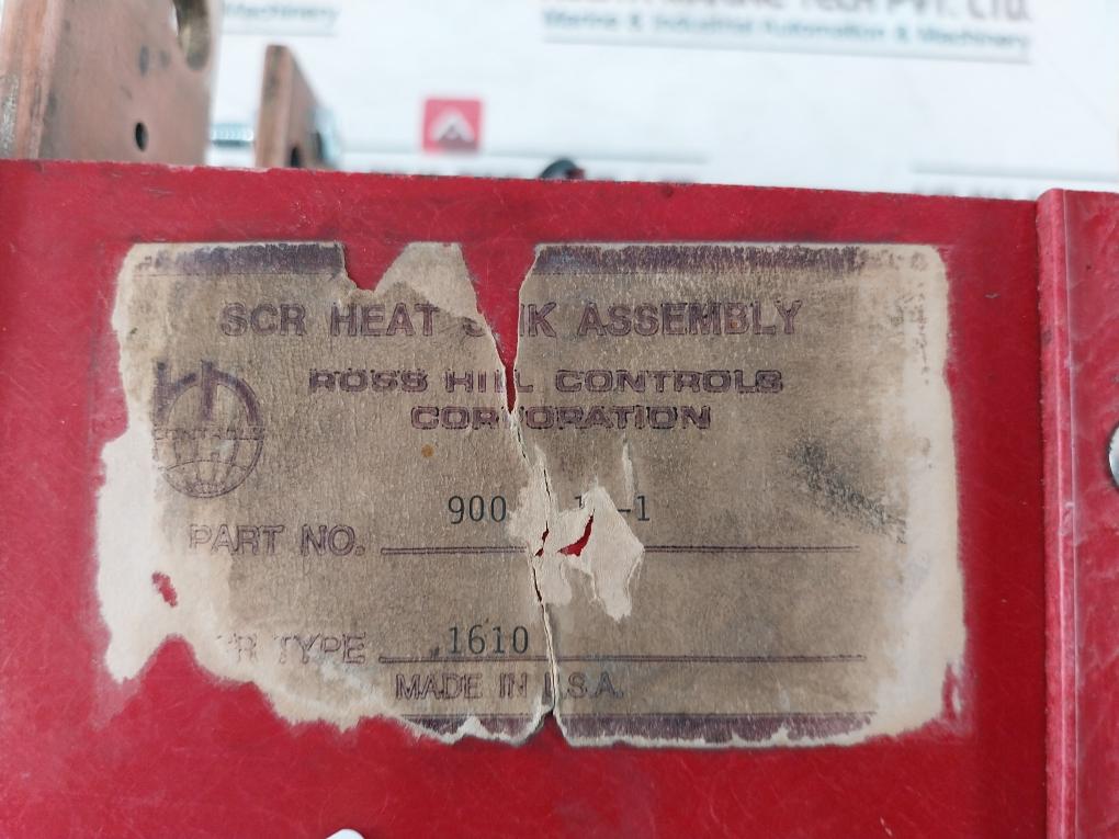 Ross Hill Controls 0100-0150-01 Scr Sink Assembly 867.100.0101