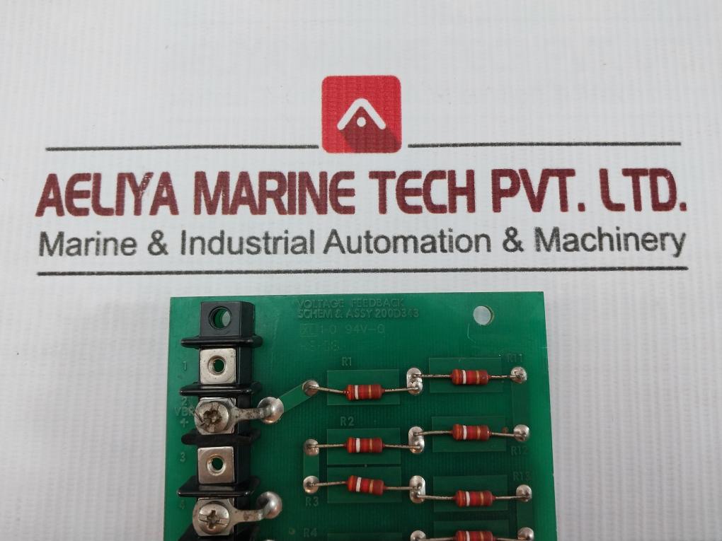 Ross Hill Controls Voltage Feedback Pcb Module 200D343 Rev-b