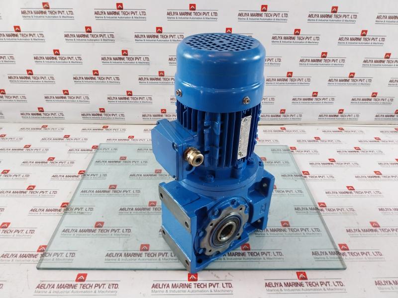Rossi Motoriduttori Ms711-4 3-phase Motor & Brake W/ Mriv 62 U02A Gear Box 50Hz