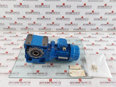 Rossi Motoriduttori Ms711-4 3-phase Motor & Brake W/ Mriv 62 U02A Gear Box 50Hz