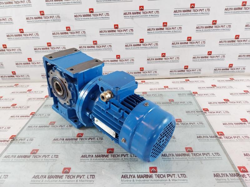 Rossi Motoriduttori Ms711-4 3-phase Motor & Brake W/ Mriv 62 U02A Gear Box 50Hz