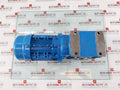 Rossi Motoriduttori Ms711-4 3-phase Motor & Brake W/ Mriv 62 U02A Gear Box 50Hz