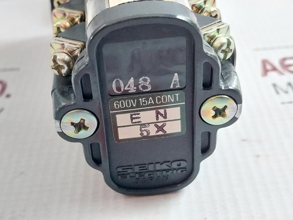 Rotary Cam Switch En-5X 048A Seiko Electric 600V 15A