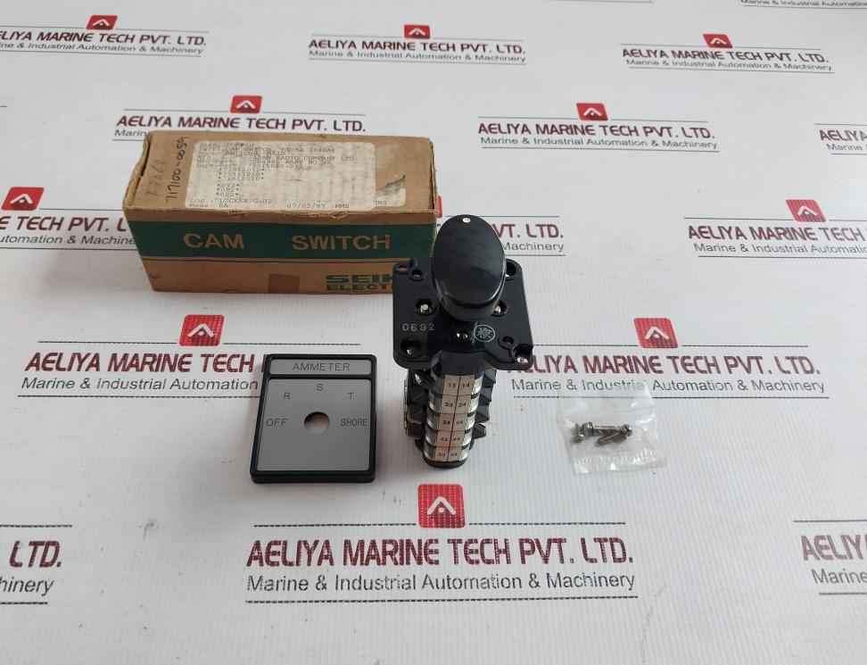 Rotary Cam Switch En-5X 048A Seiko Electric 600V 15A