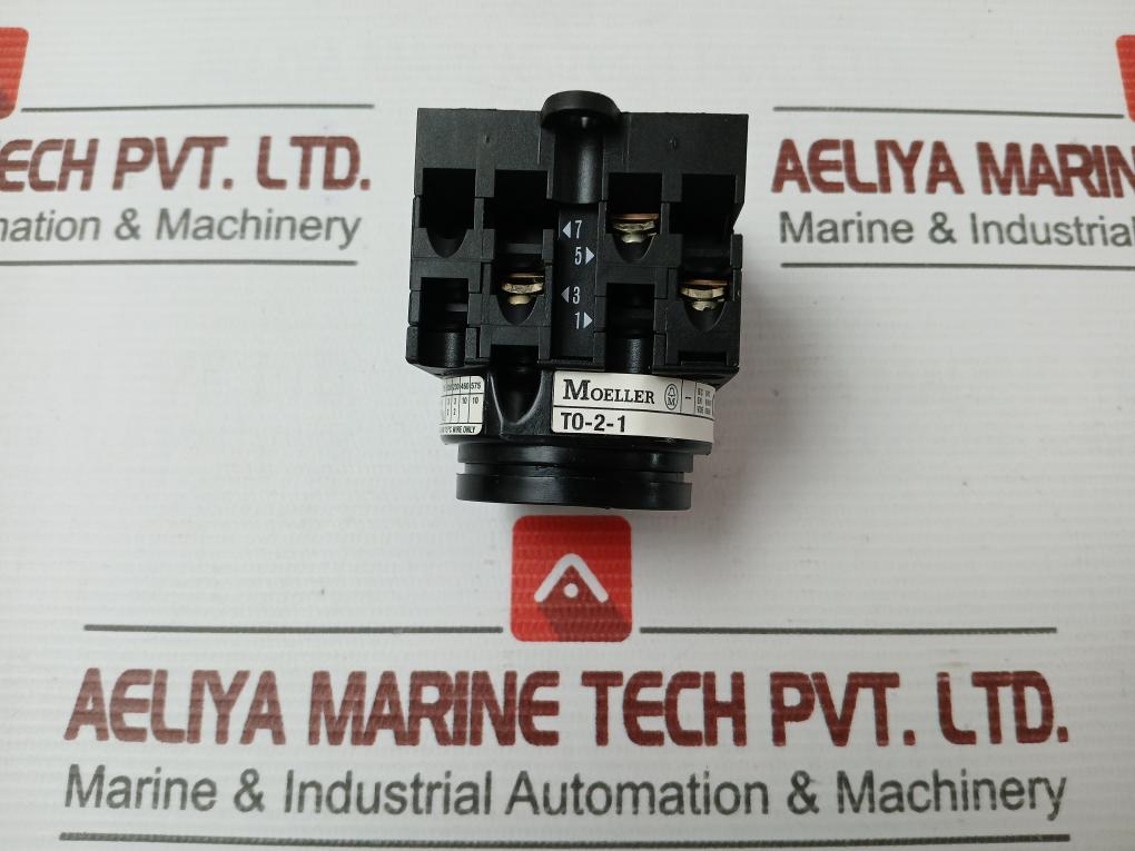 Rotary Cam Switch T0-2-1 Moeller 14A 600Vac