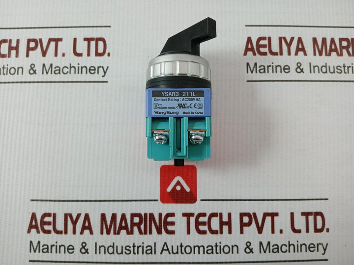 Rotary Selector Switch Ysar3-211L Yongsung Ac250V 6A