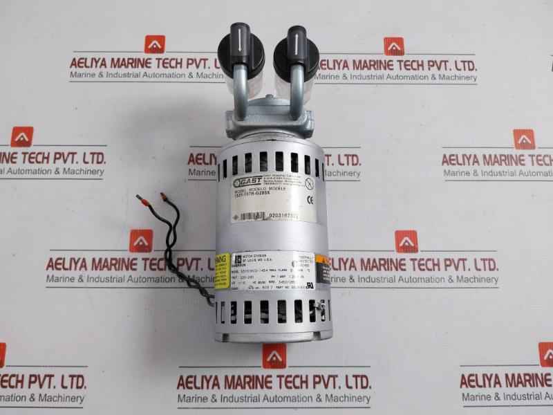 Rotary Vane Vacuum Pump 60/50Hz 220-240 Volt Gast 1531-107B-g289X