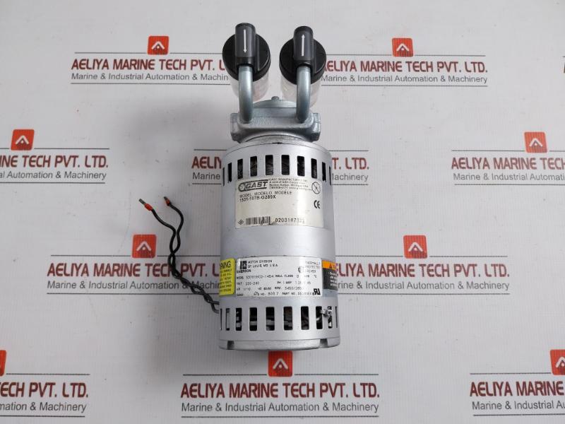 Rotary Vane Vacuum Pump 60/50Hz 220-240 Volt Gast 1531-107B-g289X