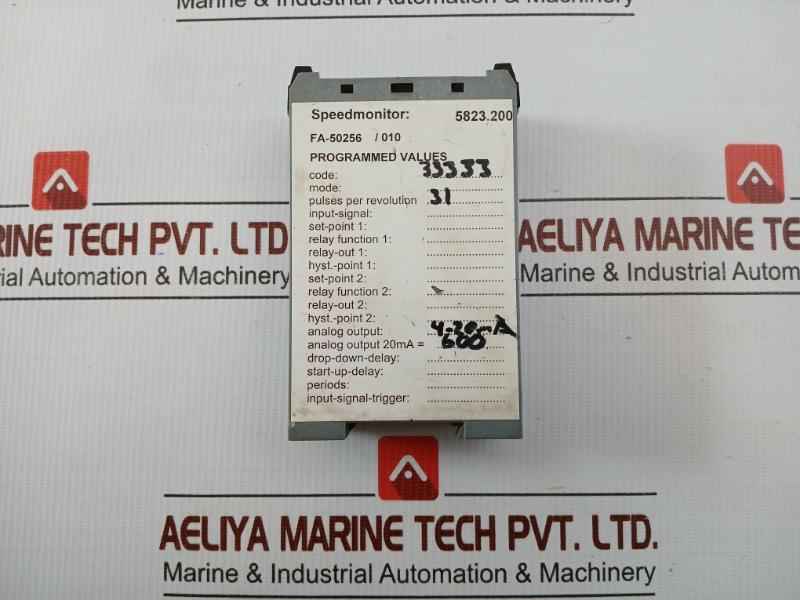 Rotational Speed Monitor Rotas With Dc/Dc Converter 5823.200 Rheintacho 4-20Ma