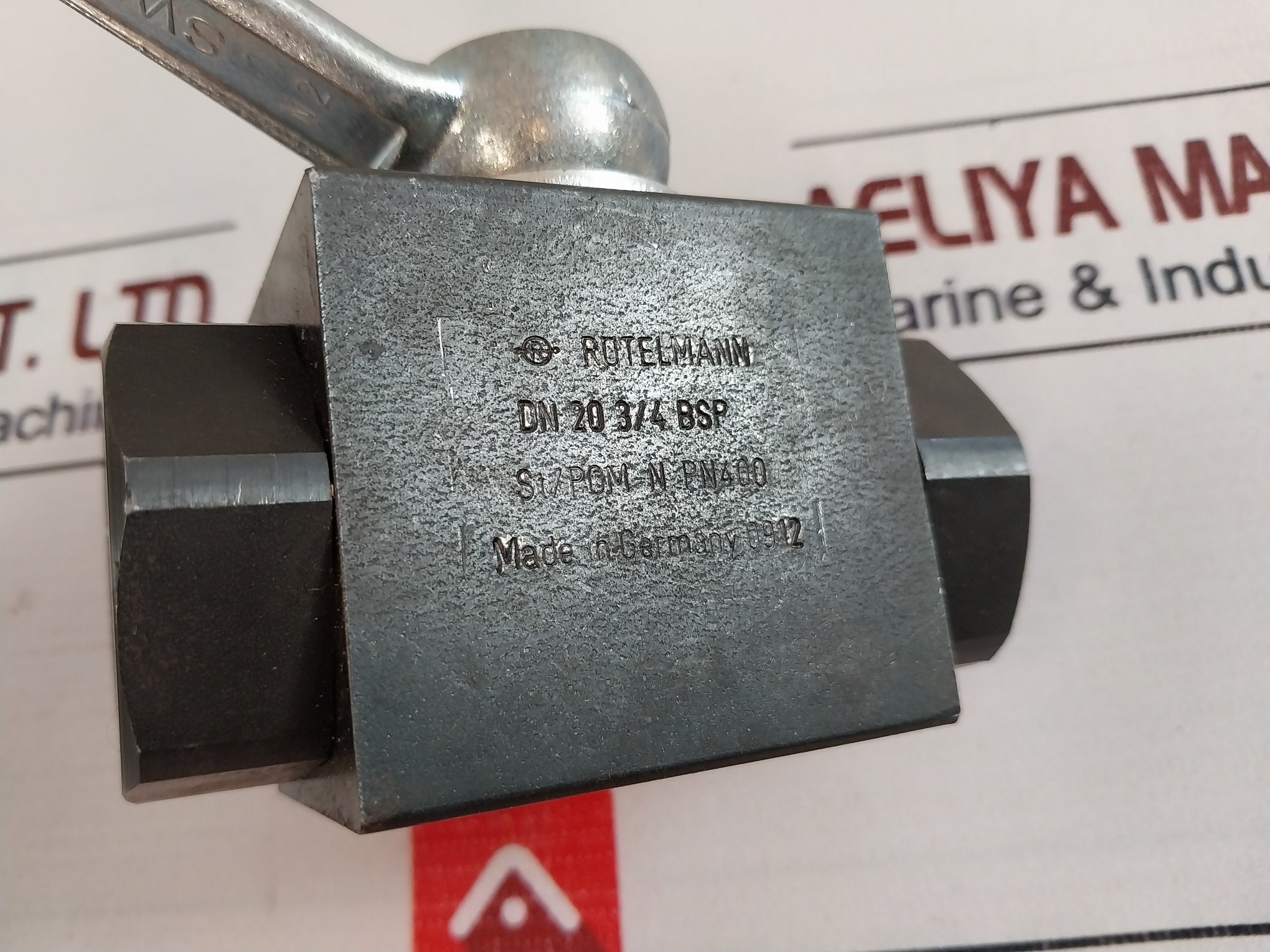Rotelmann Dn 20 3/4 Bsp Hand Thruster Ball Valve 6750034-a 7381000 73-90217 5 Oh