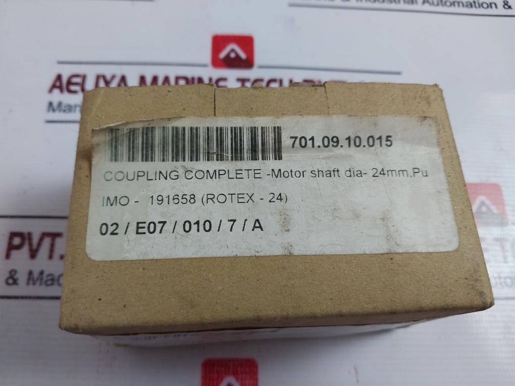 ROTEX 24 Coupling Complete-Motor Shaft Dia-24MM PU