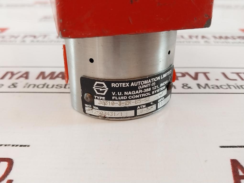 Rotex 30310-3-2R-b5-s2 Solenoid Direct Acting Valve 110V Ac