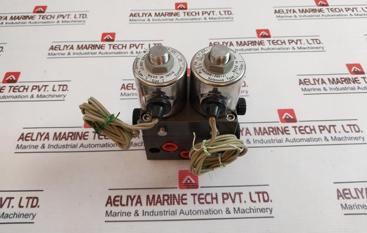 Rotex 67400-6-2G Double Solenoid Valve 57400-6-2G 220Vac