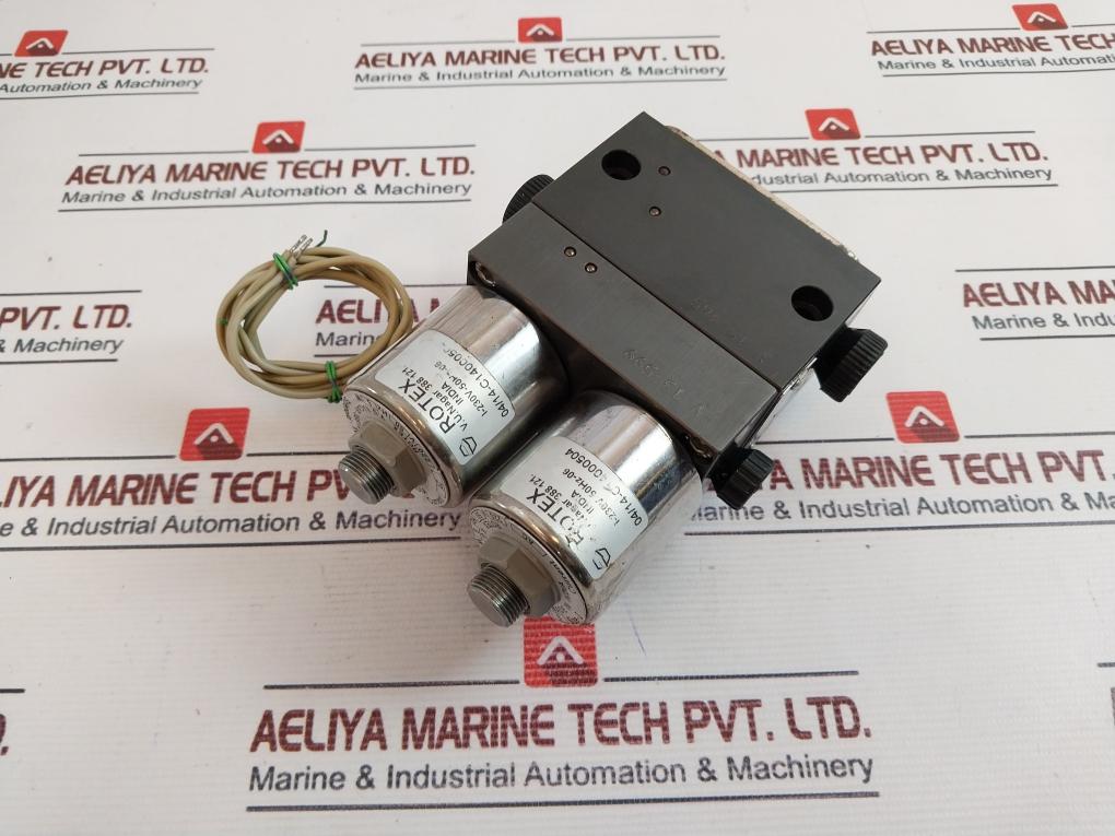 Rotex 67400-6-2G Double Solenoid Valve 57400-6-2G 220Vac