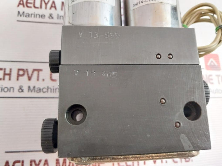 Rotex 67400-6-2G Double Solenoid Valve 57400-6-2G 220Vac