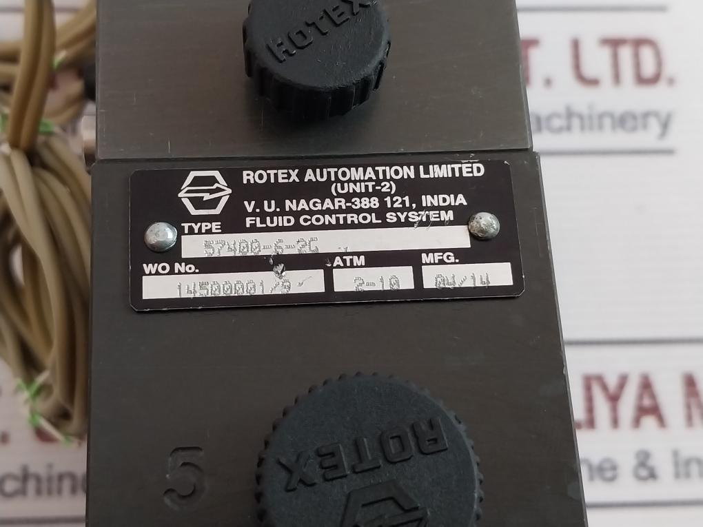 Rotex 67400-6-2G Double Solenoid Valve 57400-6-2G 220Vac