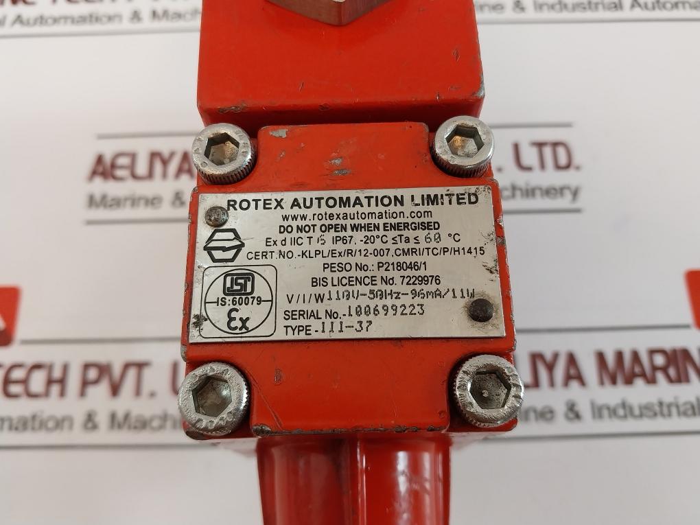 Rotex Automation Iii-37 3/2 Way Direct Lift Solenoid Valve 110V 50Hz