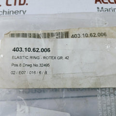 Rotex M146239 Elastic Ring Hubs Pos 8