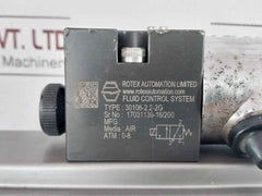 Rotex Qtf50E-8 Rack Pinion Actuator Fluid Control Assy 8 Bar&nbsp; -20°C To +80°C