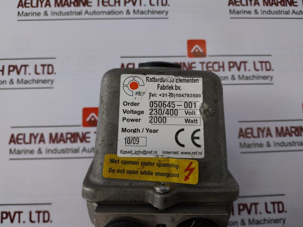 Rotterdamse Elementen Fabriek 050645-001 Heating Element 230/400v 2000w