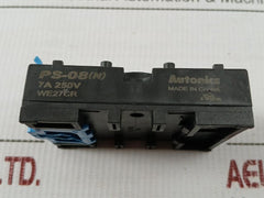 Round-Relay-Socket-Base-250V-7A-8-pin-Autonics-Ps-08-N-Lot-Of-6X-208025-8