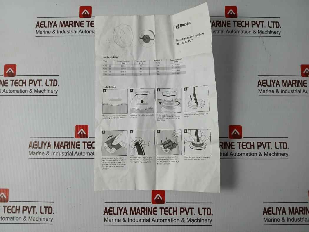 Roxtec C Rs T 31 Cable Transit Seal 46Mm Erp Rev 1 Pipe Range (M) 0+4.0-17.0