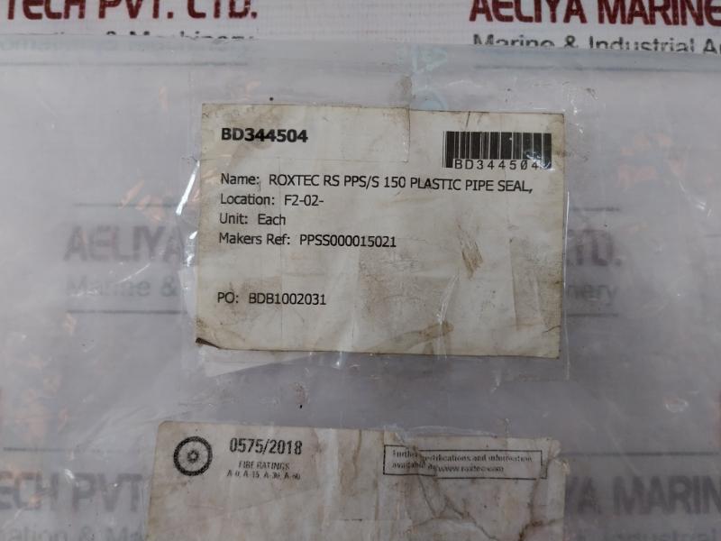 Roxtec Rs Pps/s 150 Plastic Pipe Seal Lubricant Coupling