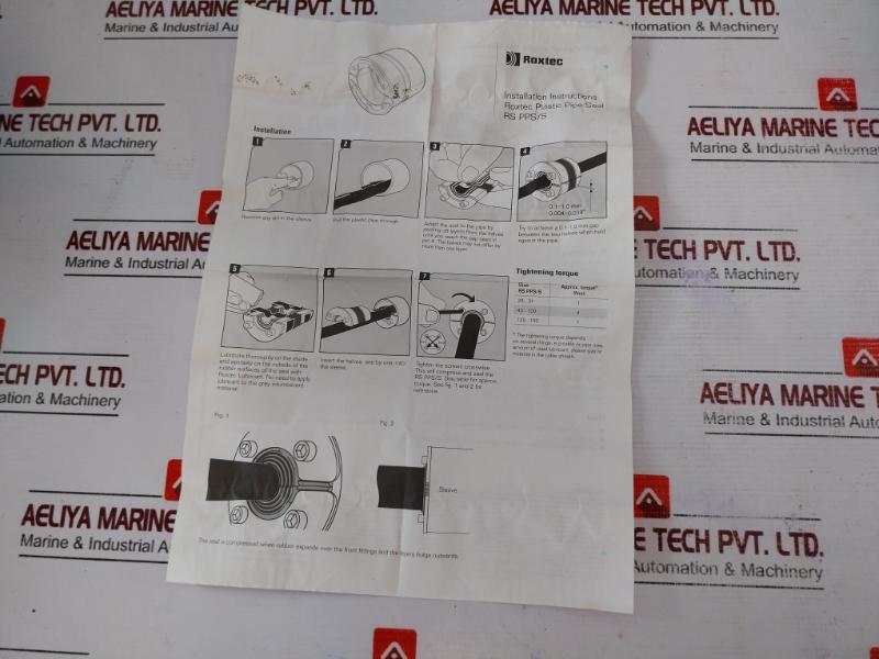 Roxtec Rs Pps/s 150 Plastic Pipe Seal Lubricant Coupling