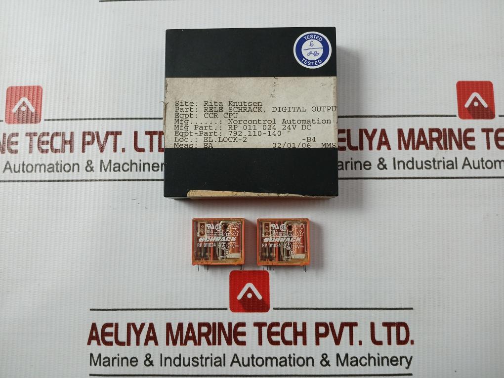 Rp 011024 Schrack Digital Output Relay 10A 250Vac