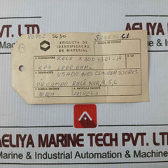 Rpa 373 Relay X3007321-14 1000 Ohm
