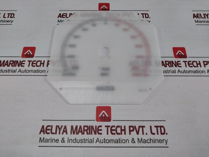 Rpm Dial Face For Propulsion And Control System 300-0-300 Min-1 Nabco