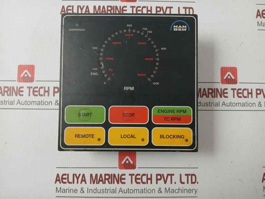 Rpm Indicator 0-1200 Man B&W 24 V Dc