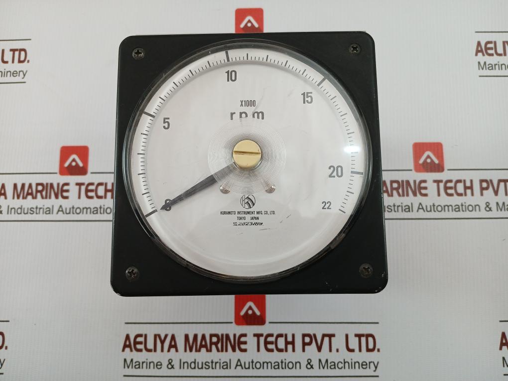 Rpm Meter Kuramoto Instrument 0-22 X 1000 Rpm