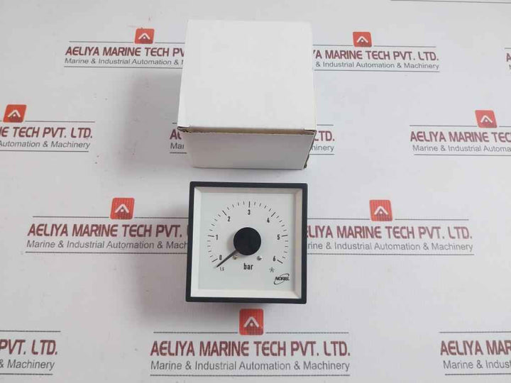 Rq96 Analog Panel Pressure Meter Noris 0-6 Bar 4-20Ma