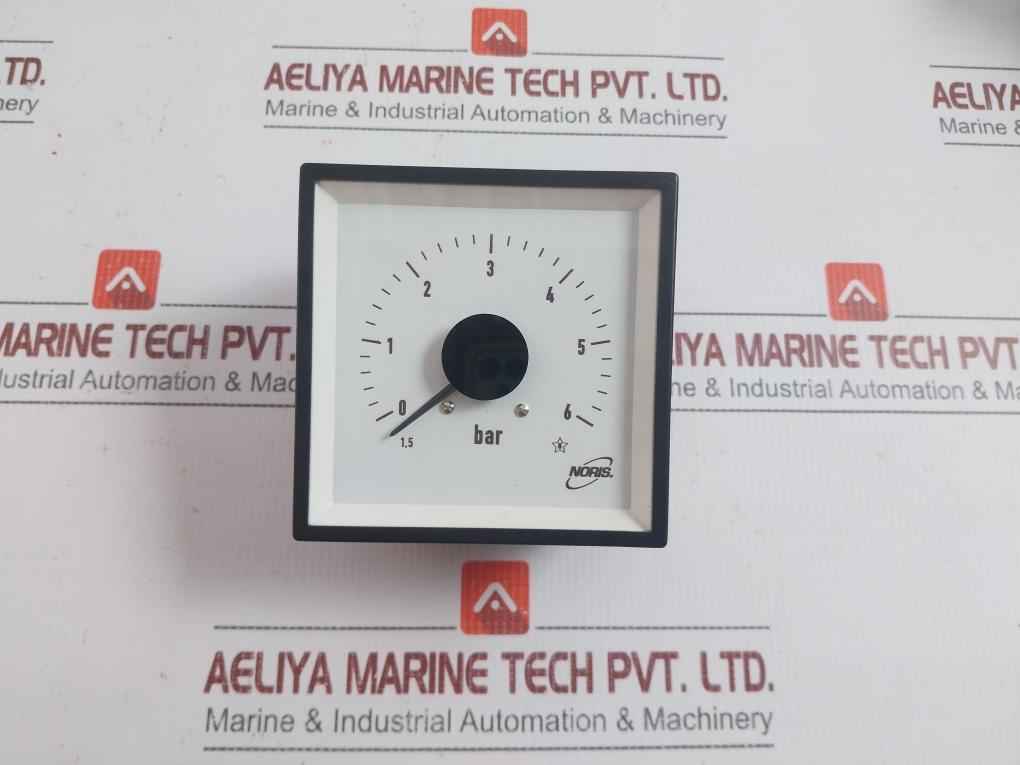 Rq96 Analog Panel Pressure Meter Noris 0-6 Bar 4-20Ma